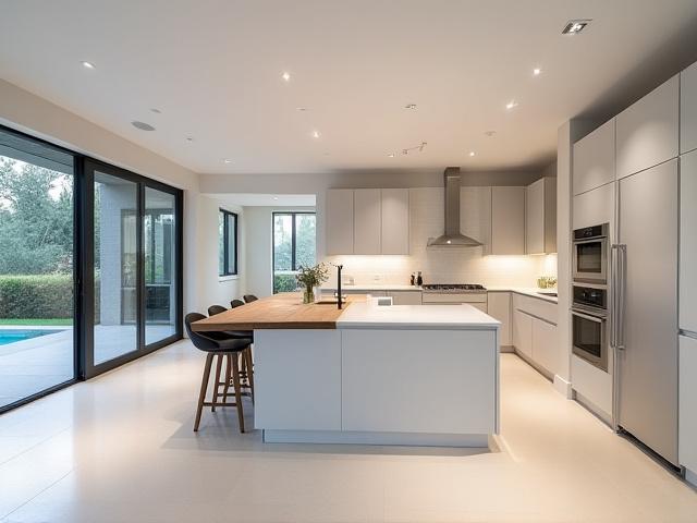 Nyrenovert moderne kjøkken